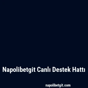 Napolibetgit Canlı Destek Hattı